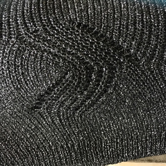 Jennifer Lopez Silver Metallic Sweater XL - Picture 4 of 5